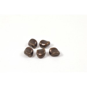 Swarovski perle ondulée (5826) 9x8mm deep brown  